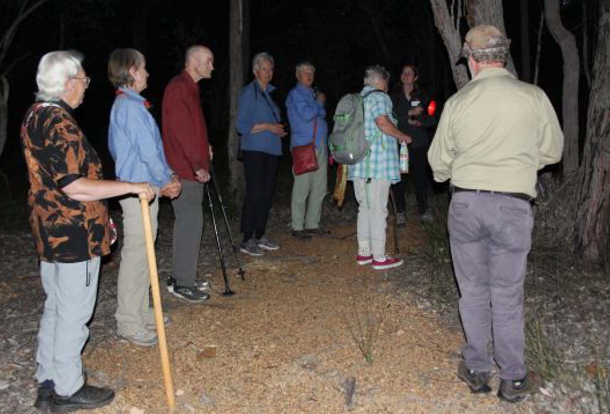 Members gather at Karakamia Wildlife Conservancy Sanctuary Members gather at Karakamia Wildlife Conservancy Sanctuary