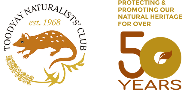 Toodyay Naturalists 50 yrs Club logo