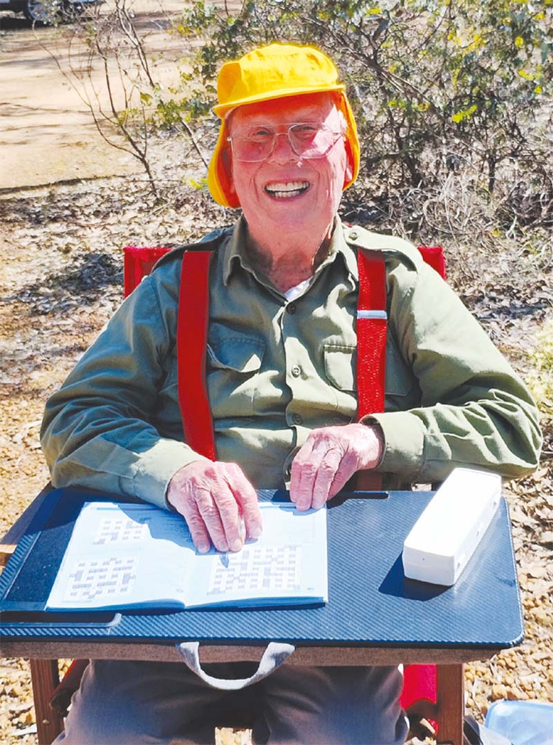 Bob Frayne at Ray Paynter Reserve.
