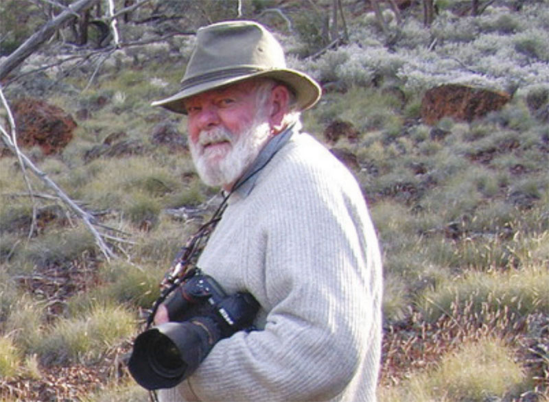 Doug Blandford holding a camera